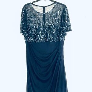 Xscape Navy Blue Elegant Gown for Dressy Event